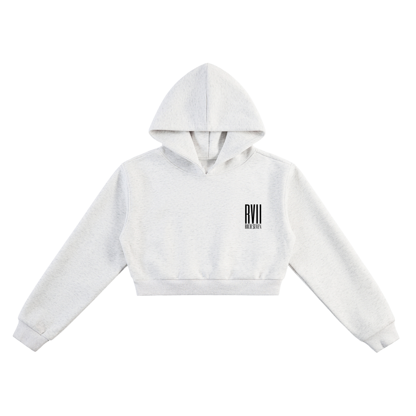 Women's Original Cropped Hoodie (Black Logo)