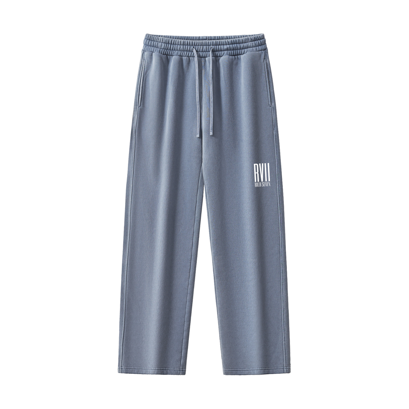 Frayed Enzyme Washed Fleece Sweatpants