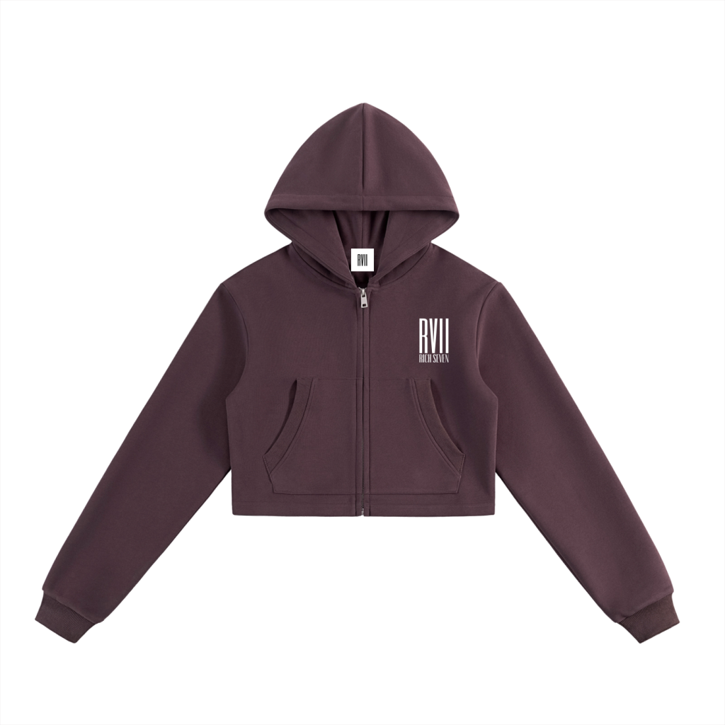 Women’s Original Cropped Zip Hoodie