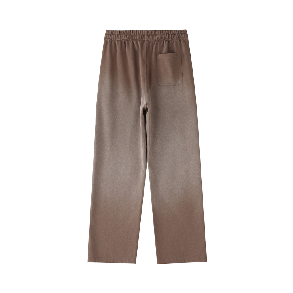 Stone Washed Straight-Leg Sweatpants