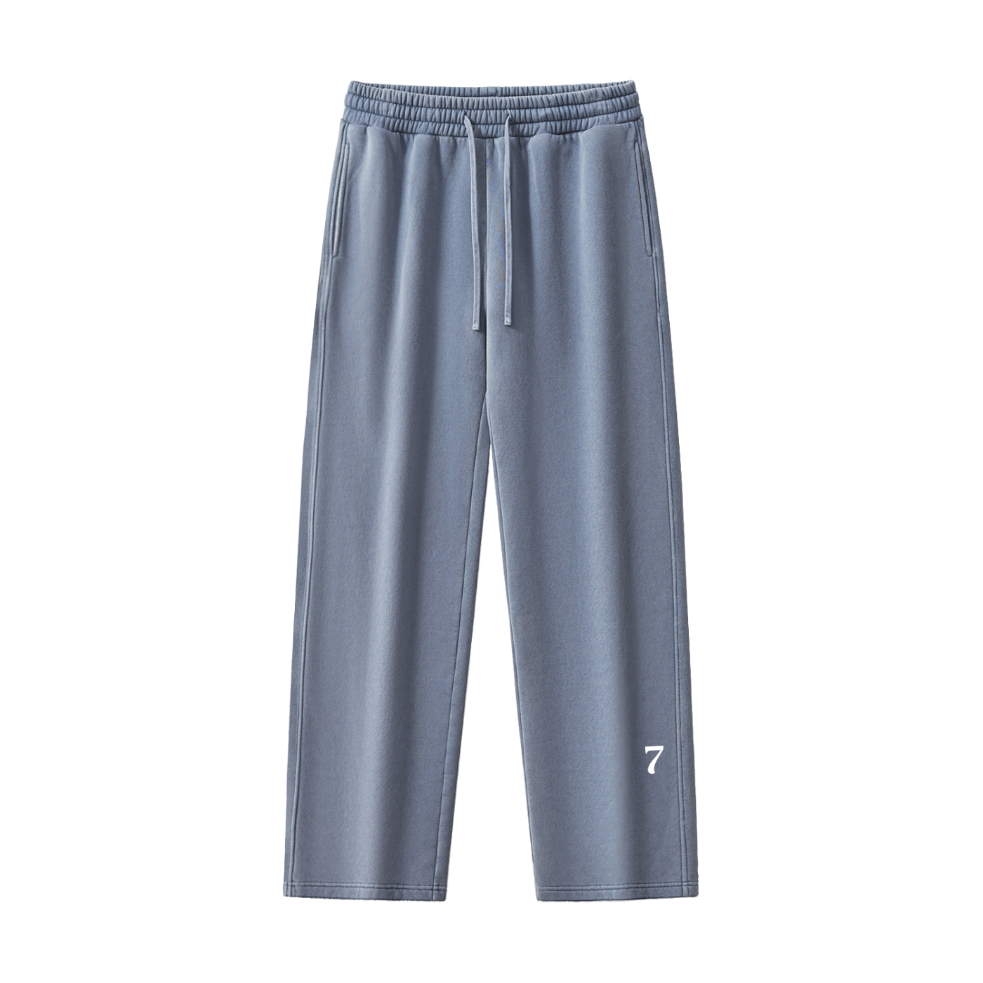 Frayed Enzyme Washed Fleece Sweatpants